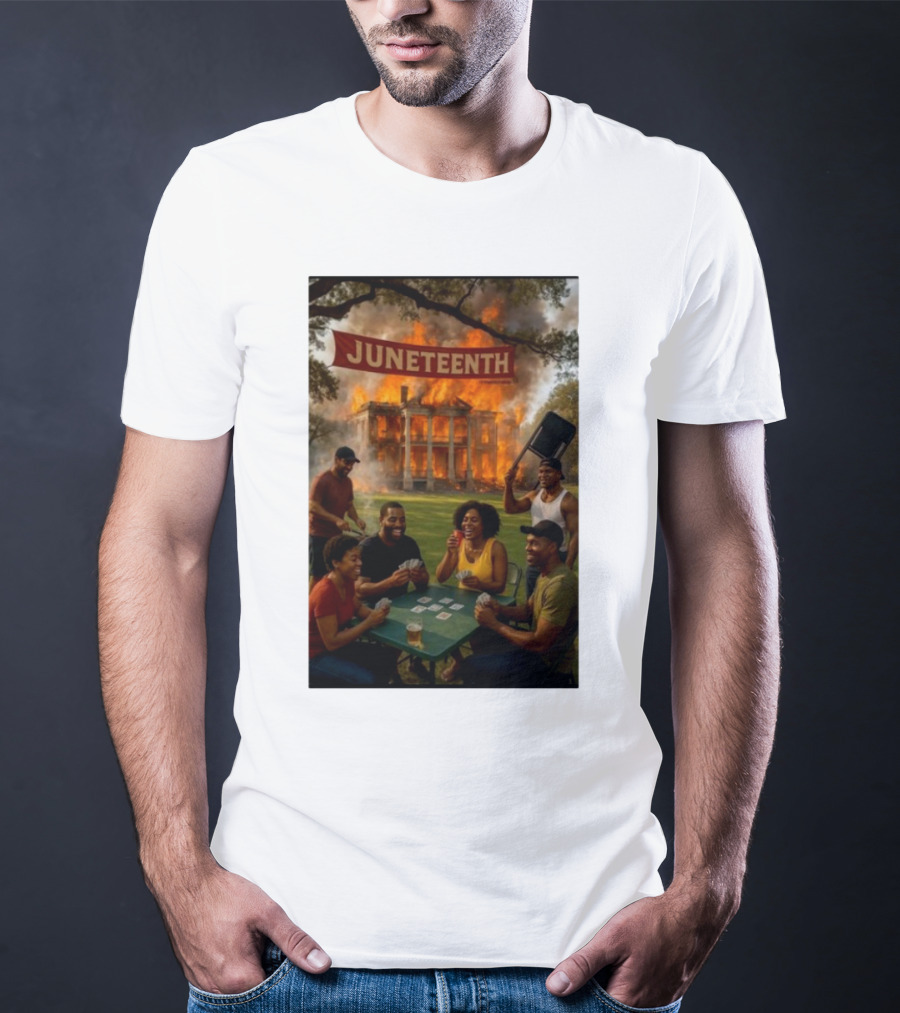 Juneteenth La Plantation Fire Historic Juneteenth Celebration T-Shirt