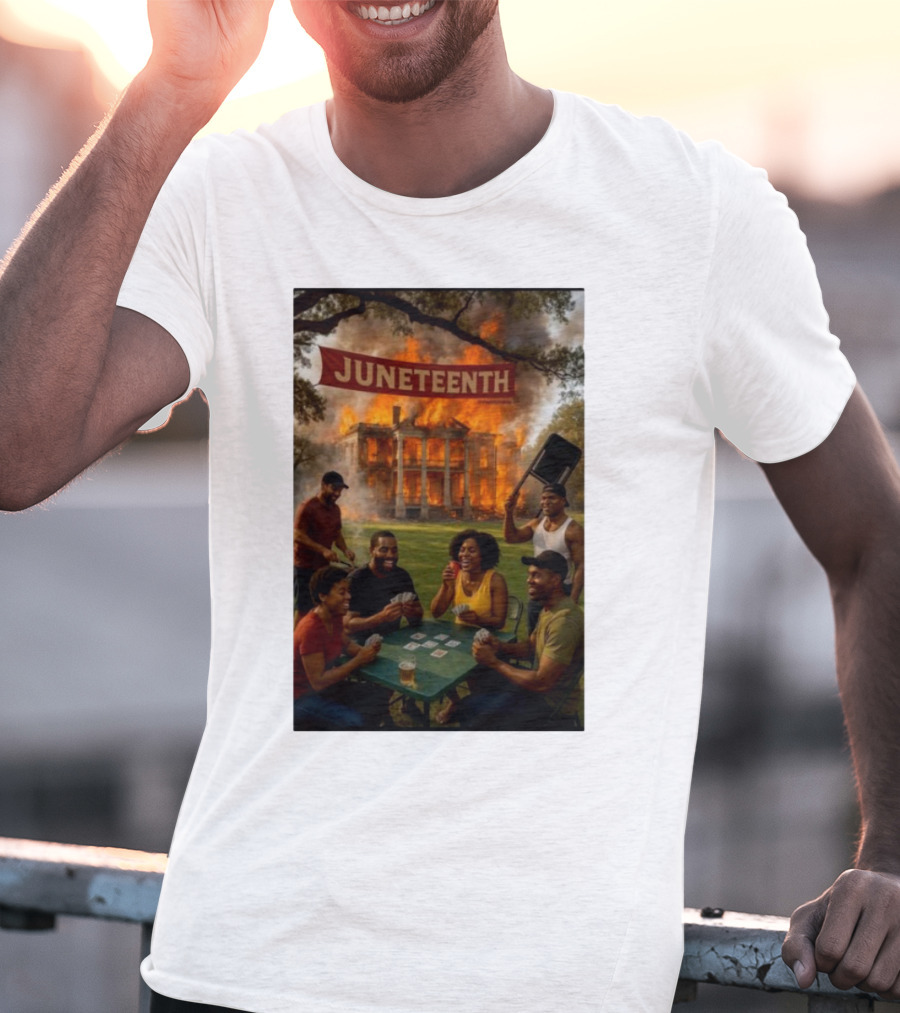 Juneteenth La Plantation Fire Historic Juneteenth Celebration T-Shirt