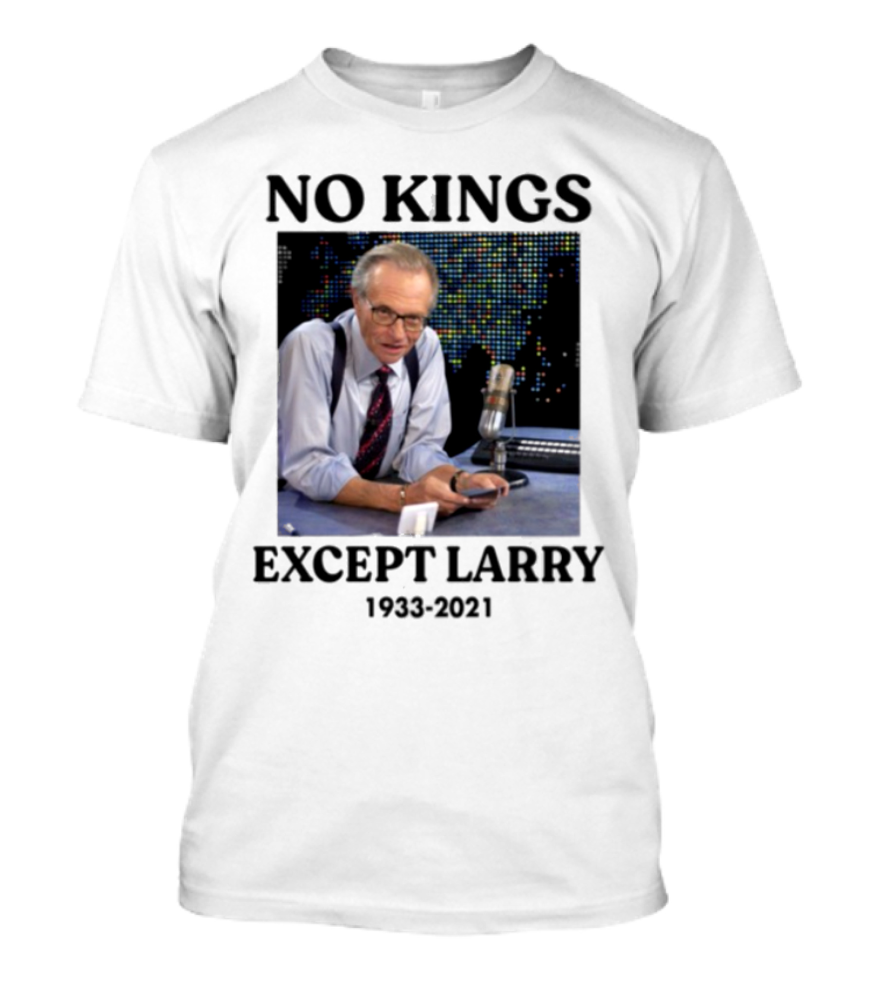 Justinboldaji Fuck Ice No Kings Except Larry 1933 2021 T-Shirt