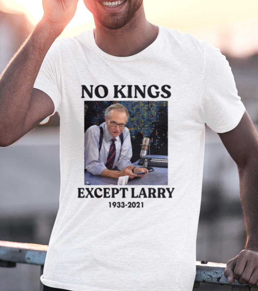 Justinboldaji Fuck Ice No Kings Except Larry 1933 2021 T-Shirt