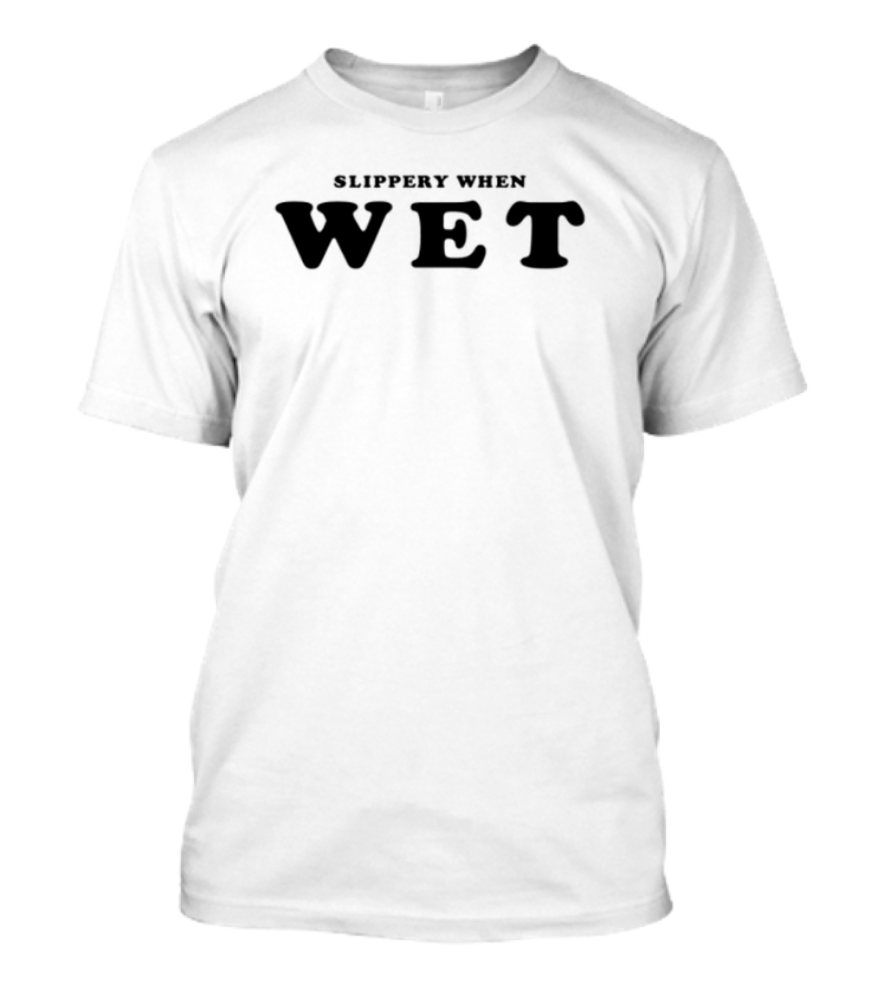 Renee Rapp Slippery When Wet Retro Block Lettering T-Shirt