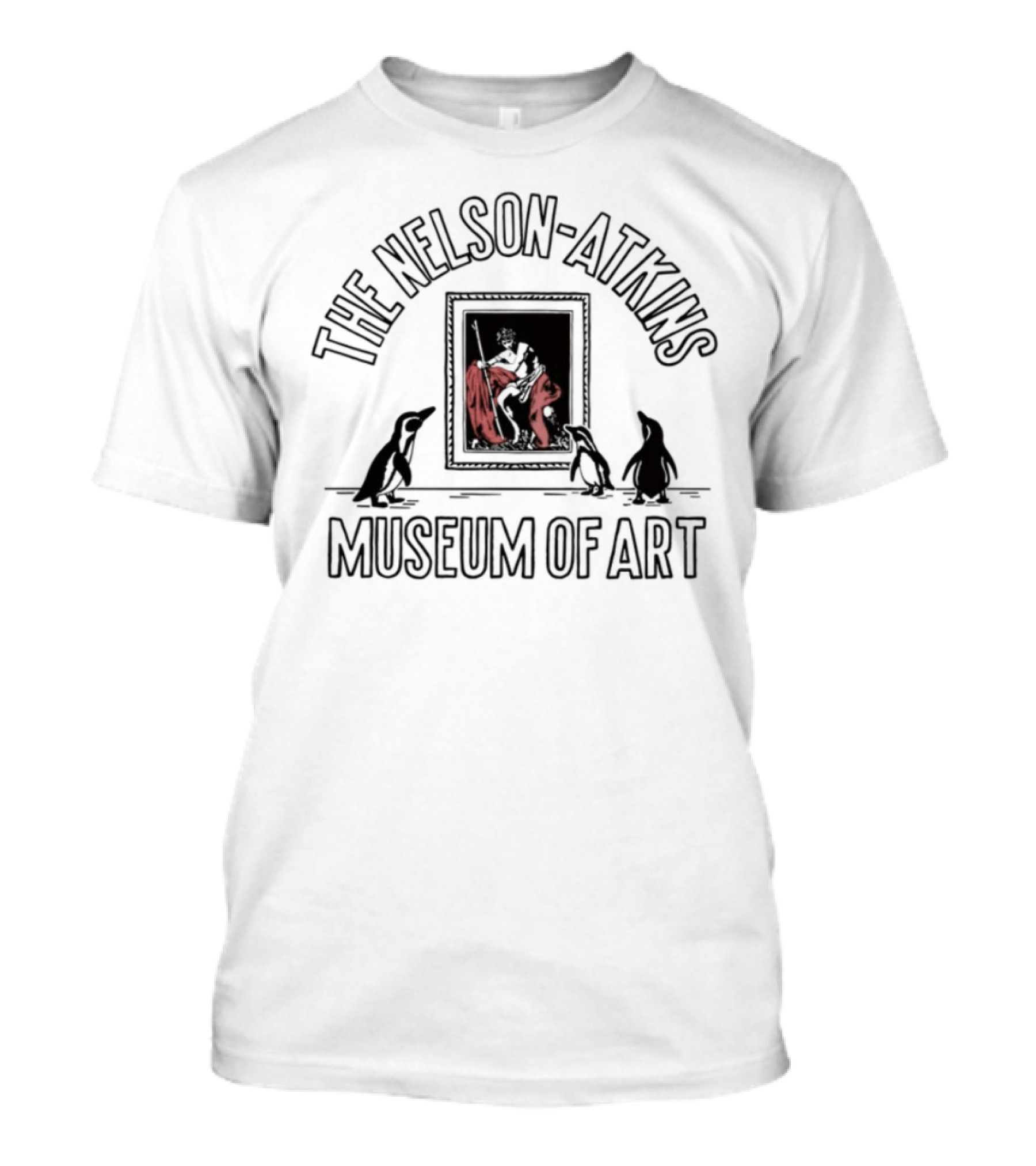 Nelson Atkins Museum Of Art Cats And Flamingo Painting T-Shirt