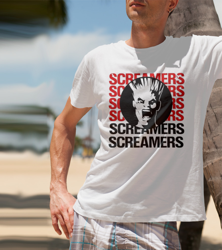 Screamers Demos Album Punk Iconic Silhouette T-Shirt