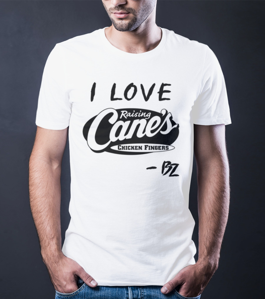 Bailey Zimmerman I Love Raising Cane’s Chicken Fingers FZ T-Shirt
