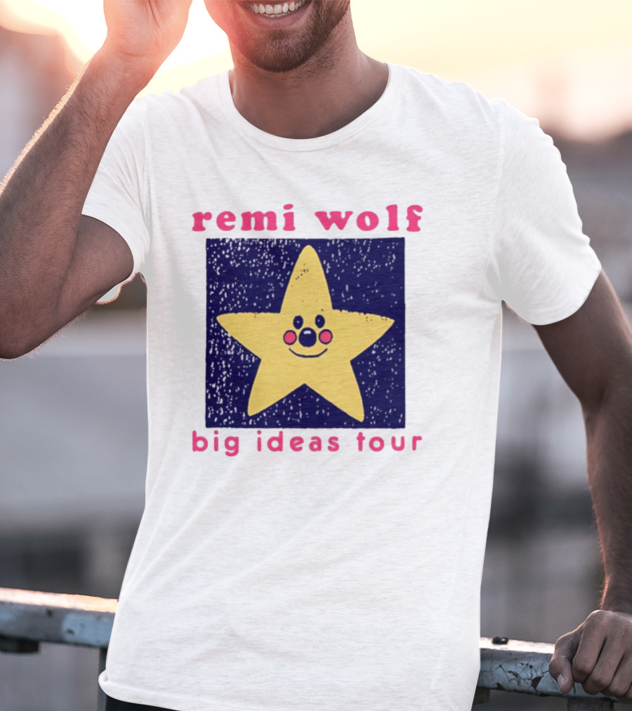 Remi Wolf Big Ideas Tour Smiling Star T-Shirt