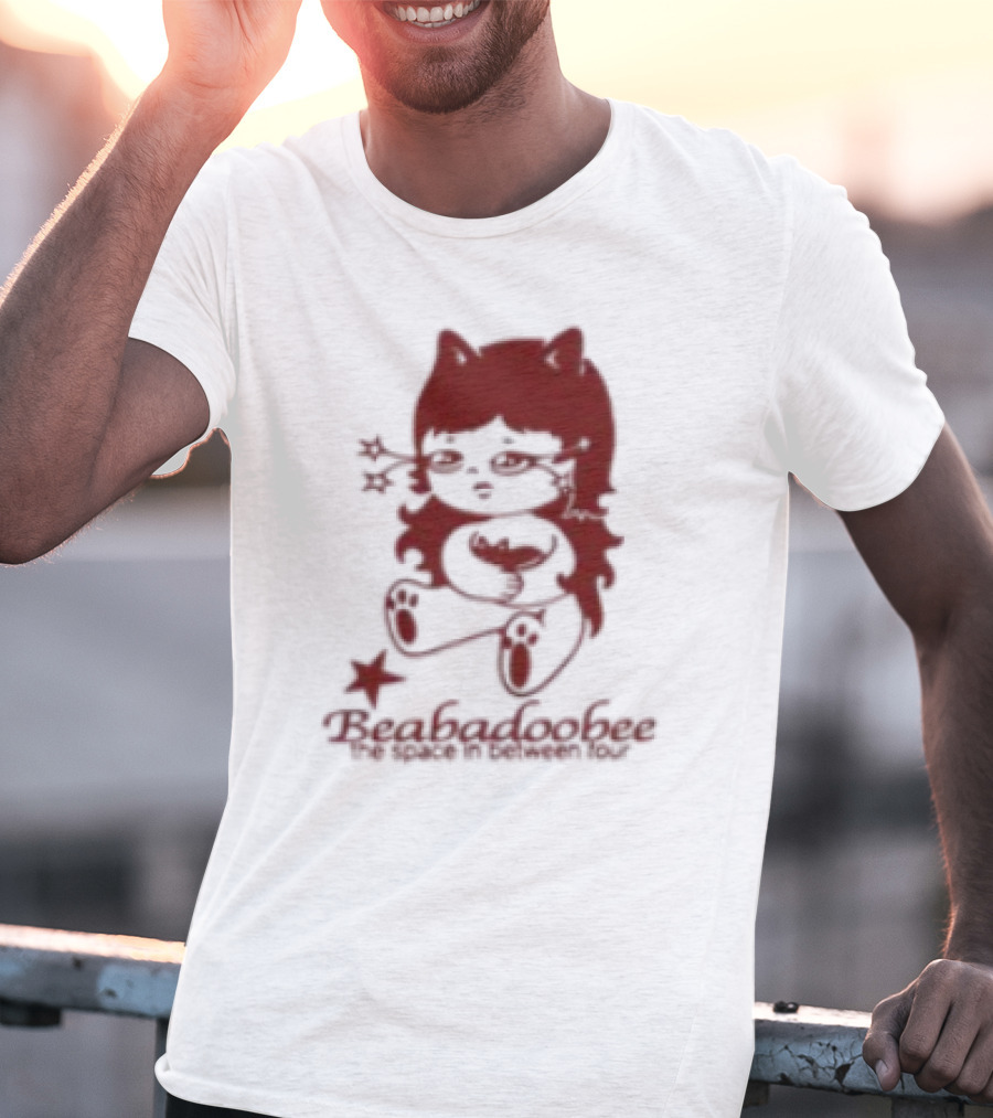 Beabadoobee The Space In Between Tour Cat Ears Character This Is How Tomorrow Moves T-Shirt
