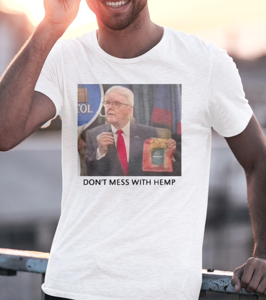 Don't Mess With Hemp Capitol Speech Red Tie Holder T-Shirt