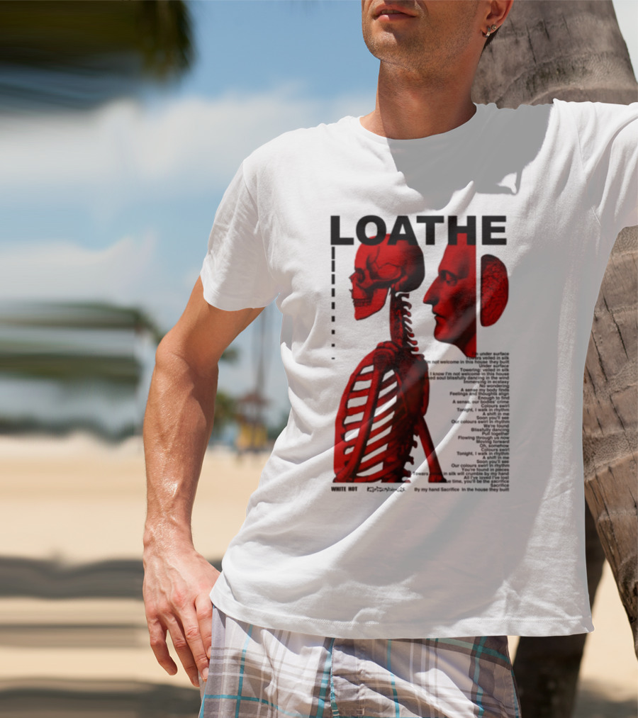 Loathe Anatomy Skull And Brain Illustration T-Shirt