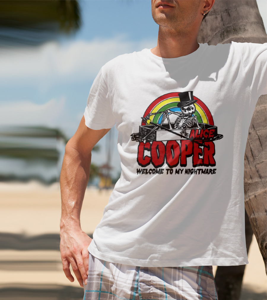 Alice Cooper Welcome To My Nightmare Rainbow Edition T-Shirt