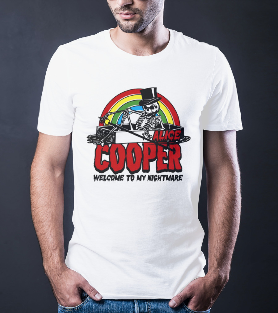Alice Cooper Welcome To My Nightmare Rainbow Edition T-Shirt