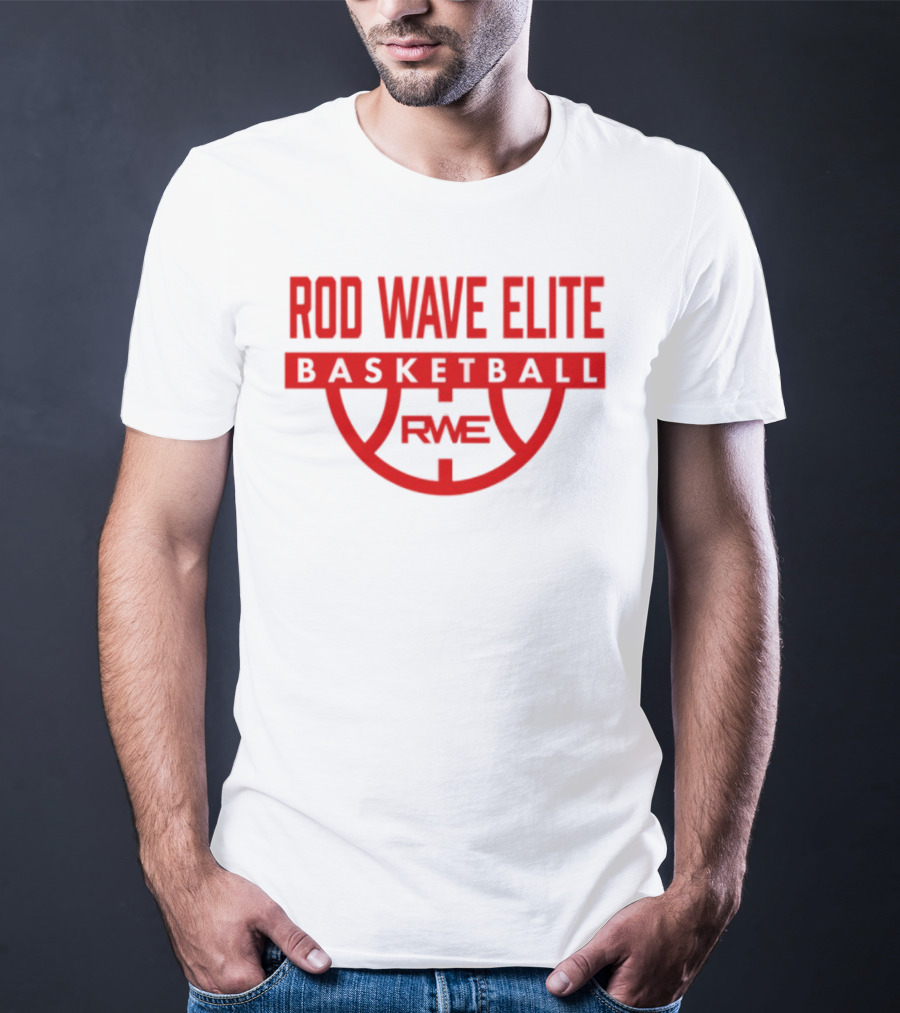 Rod Wave Elite Basketball RWE Performance White T-Shirt