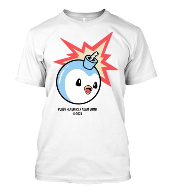 The Hundreds Pudgy Penguins Adam Bomb Collaboration 2023 T-Shirt