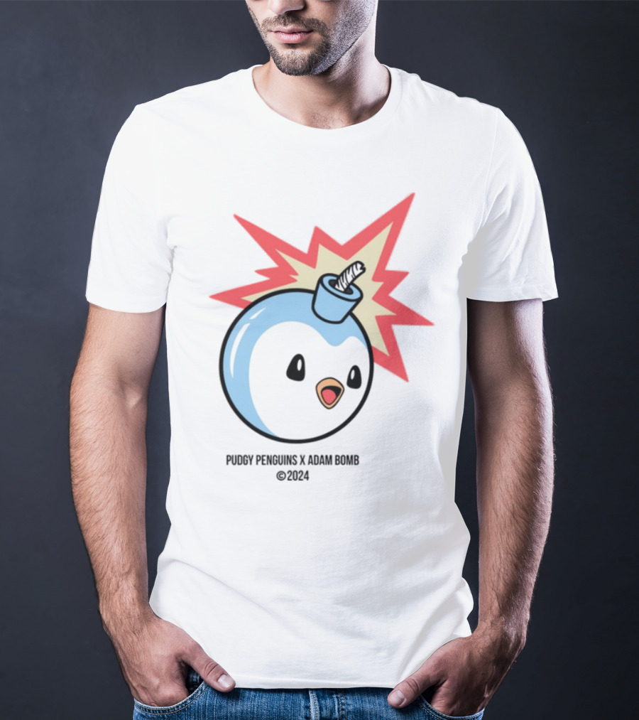 The Hundreds Pudgy Penguins Adam Bomb Collaboration 2023 T-Shirt