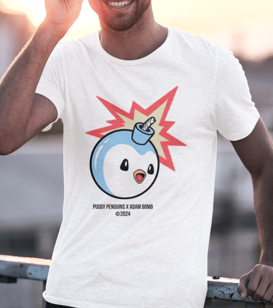 The Hundreds Pudgy Penguins Adam Bomb Collaboration 2023 T-Shirt