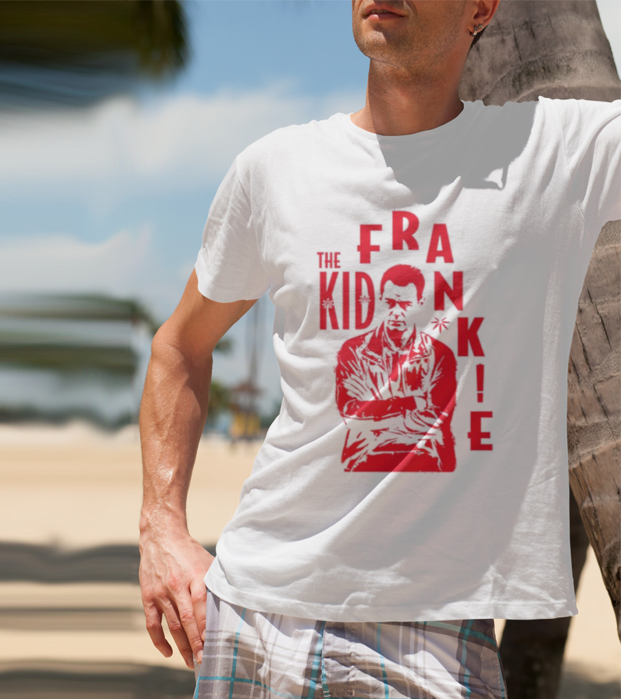 The Kid Frankie Kush Red Bold Text Outline T-Shirt
