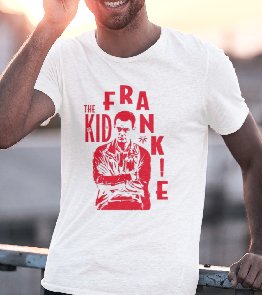 The Kid Frankie Kush Red Bold Text Outline T-Shirt