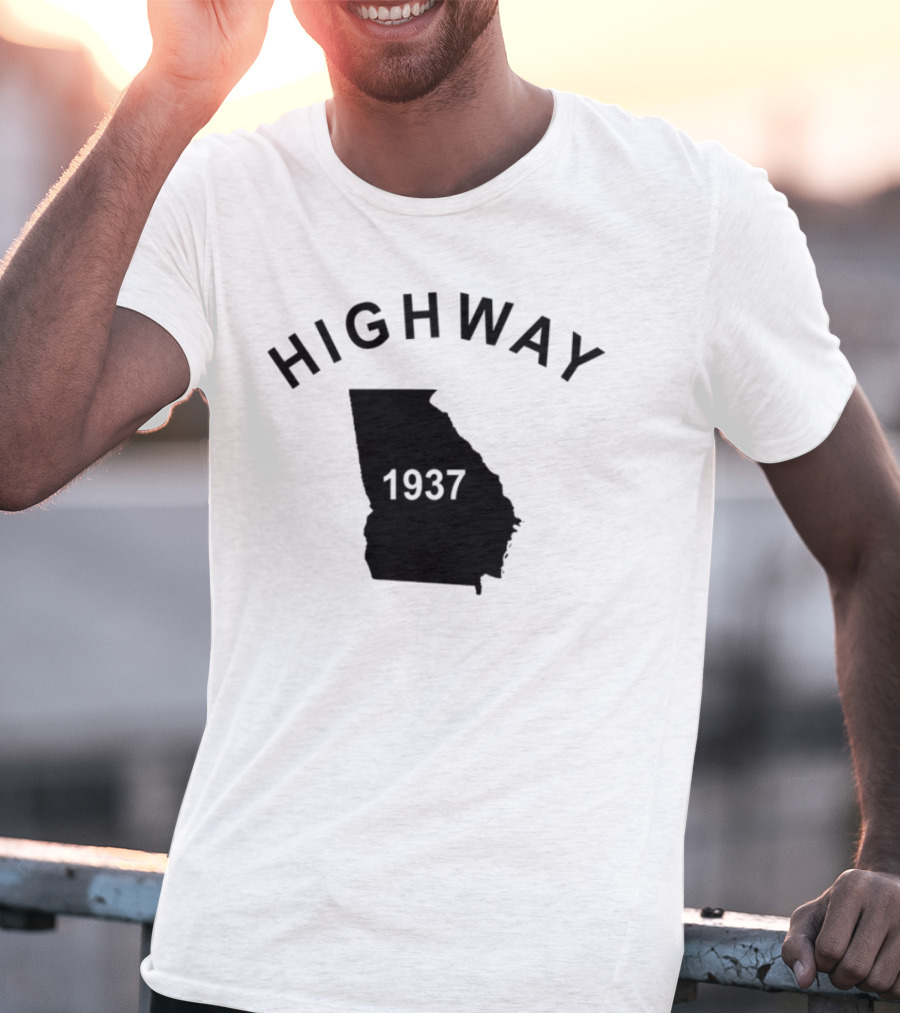 Highway 1937 Georgia Map Design Tyrus T-Shirt