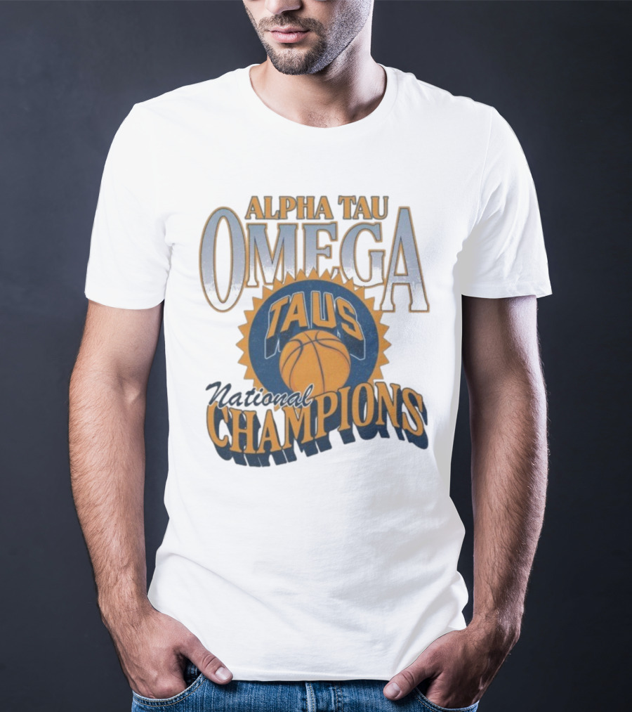 Alpha Tau Omega TAUS National Champions Basketball T-Shirt