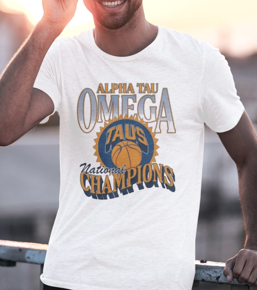 Alpha Tau Omega TAUS National Champions Basketball T-Shirt