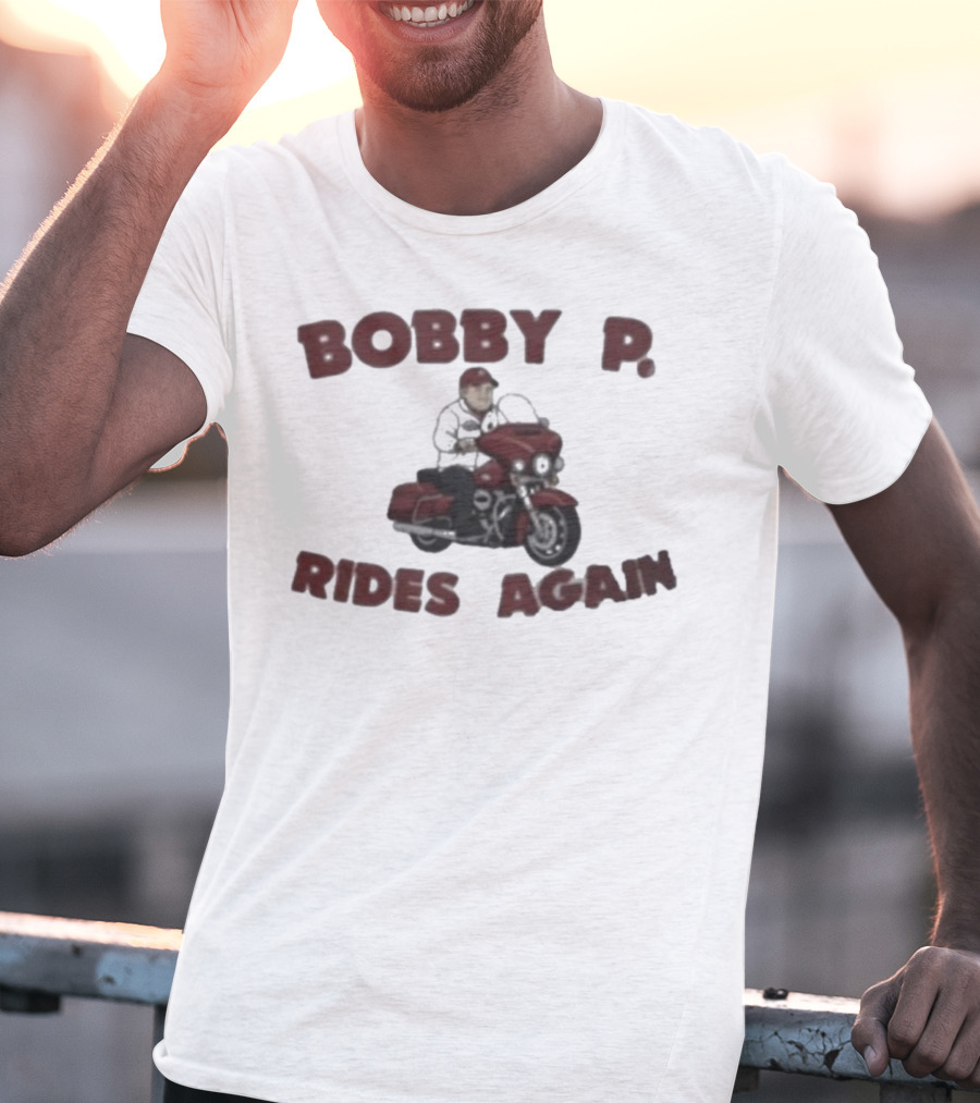 Bobby P Rides Again Motorcycle Adventure T-Shirt