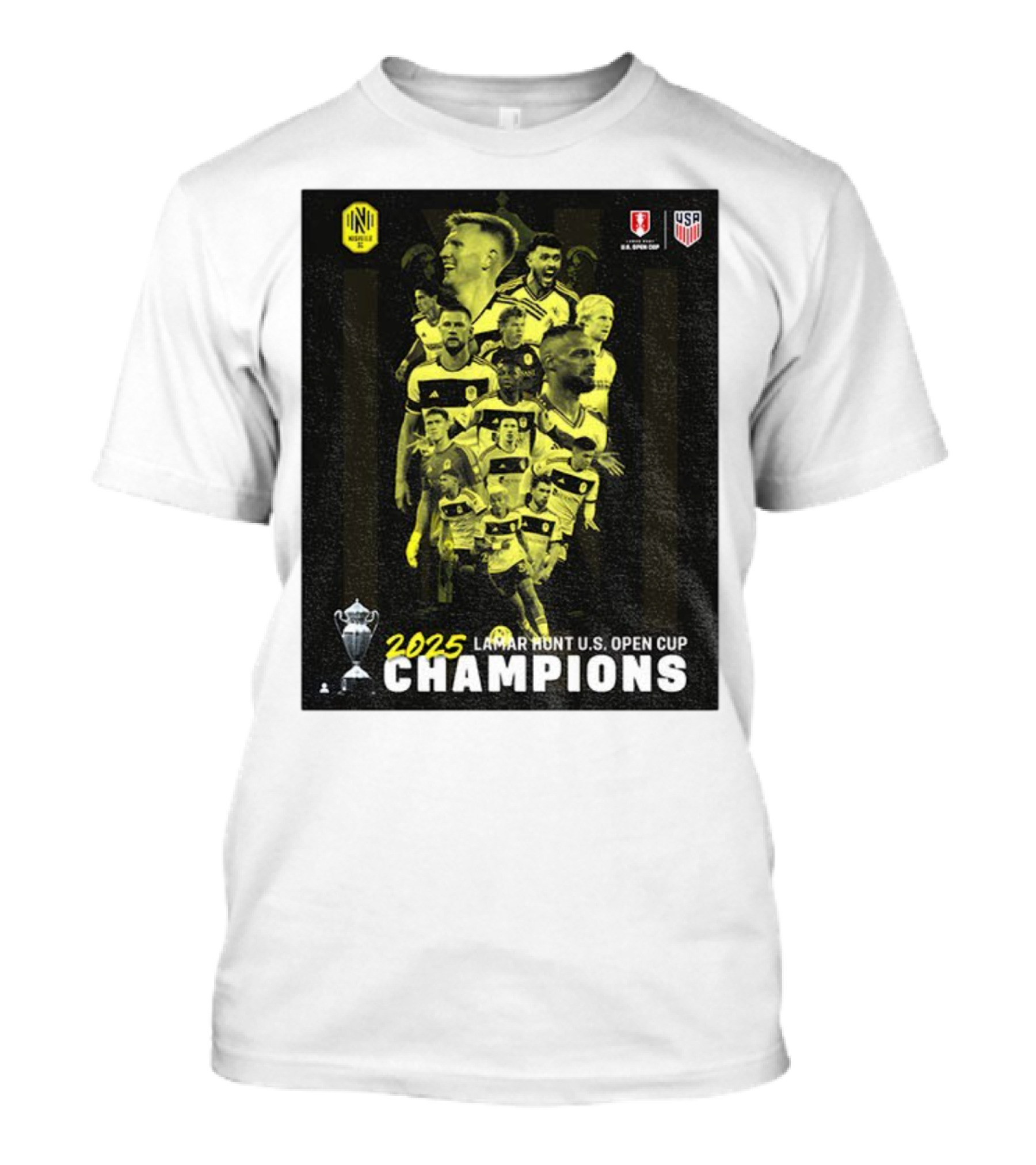 Nashville SC 2025 Lamar Hunt U.S. Open Cup Champions T-Shirt