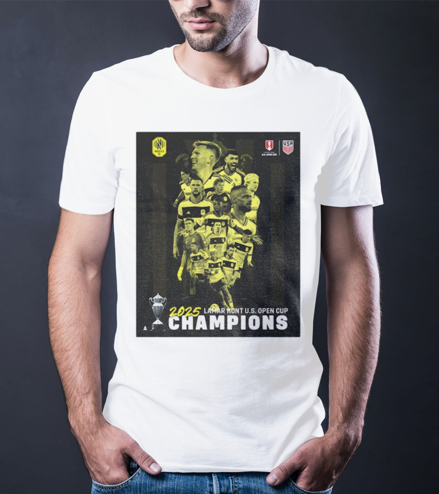Nashville SC 2025 Lamar Hunt U.S. Open Cup Champions T-Shirt