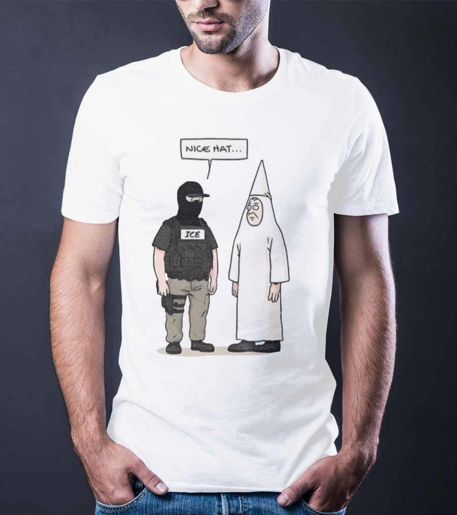 Subtle Fuck Trump Fuck ICE Nice Hat T-Shirt