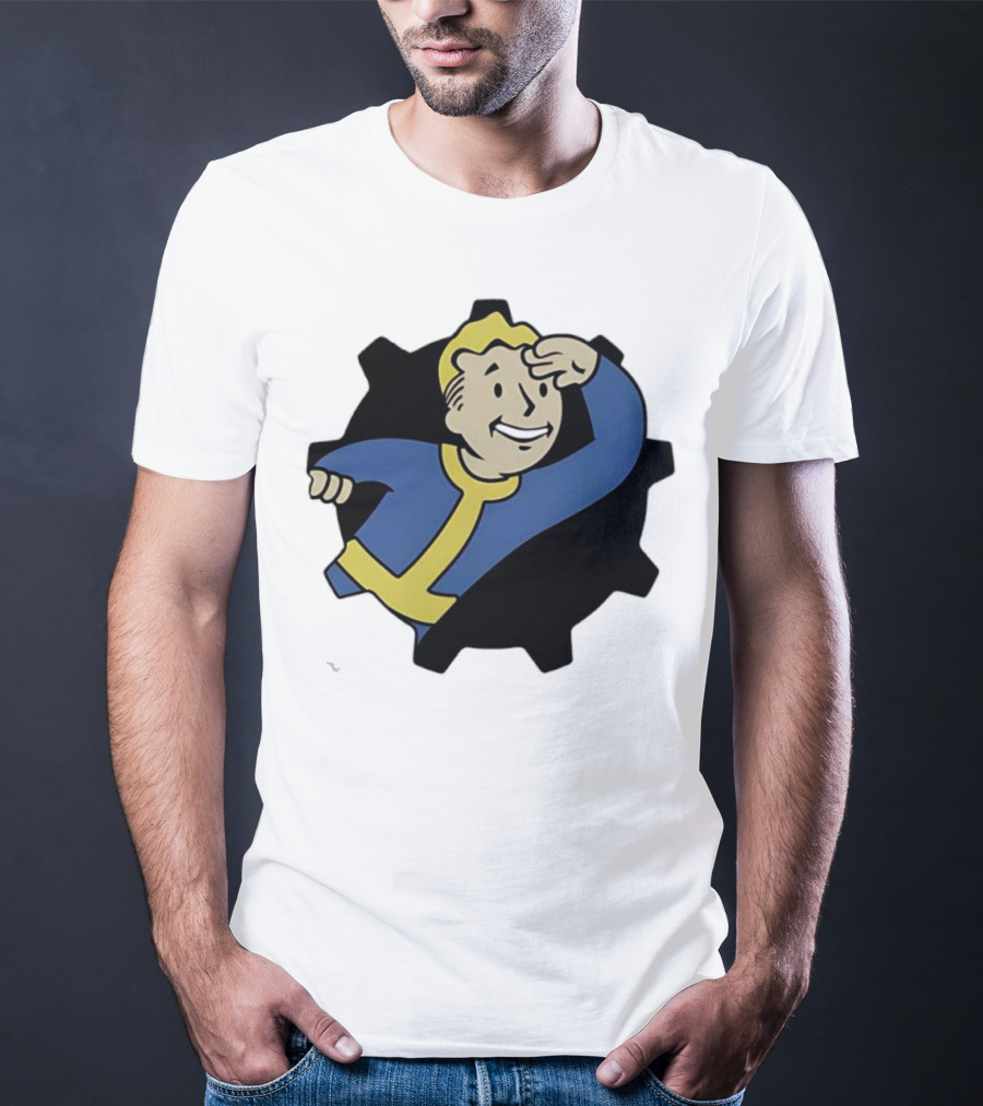 Fallout Vault Boy Lookout Iconic Pose T-Shirt