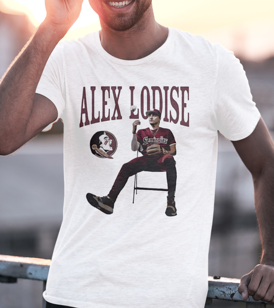 Florida State Seminoles Alex Lodise FSU Baseball Seminoles Icon T-Shirt