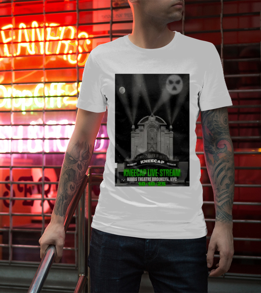 Kings Theatre Kneecap Live Stream Brooklyn NYC 10.10.25 T-Shirt