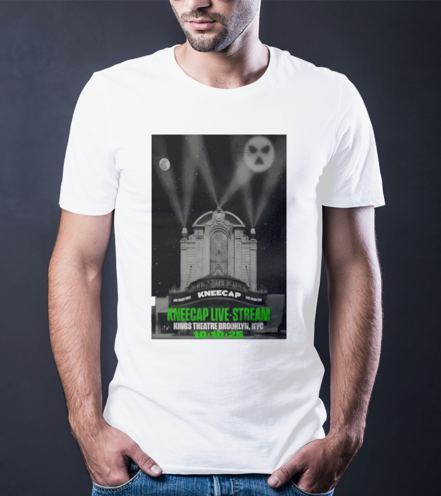 Kings Theatre Kneecap Live Stream Brooklyn NYC 10.10.25 T-Shirt