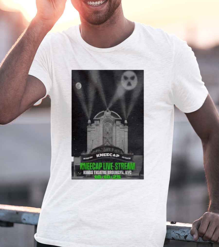 Kings Theatre Kneecap Live Stream Brooklyn NYC 10.10.25 T-Shirt