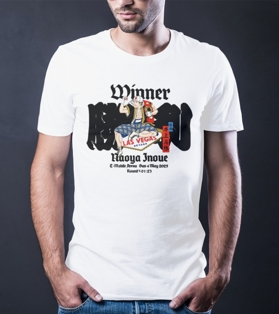 Monster Naoya Inoue Winner Las Vegas Nevada August 25 Round 10 323 T-Shirt