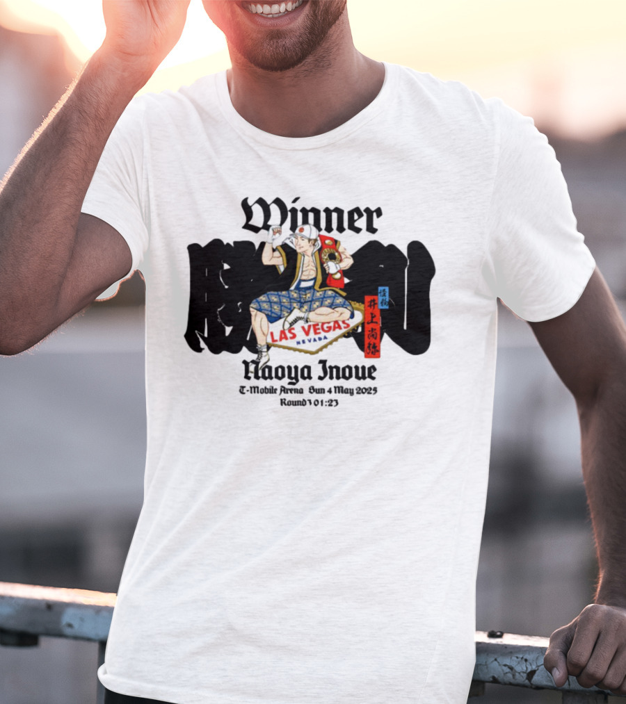 Monster Naoya Inoue Winner Las Vegas Nevada August 25 Round 10 323 T-Shirt
