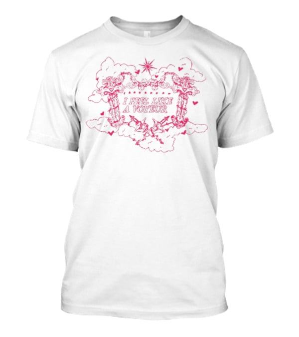 AlessiRose I Feel Like A Voyeur Starry Cloud Hearts T-Shirt