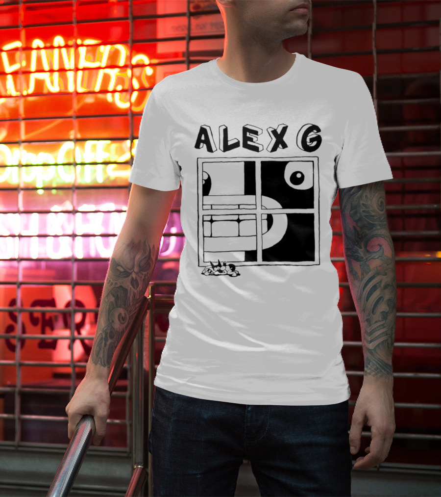 Alex G Concert Tour Music Window Design T-Shirt