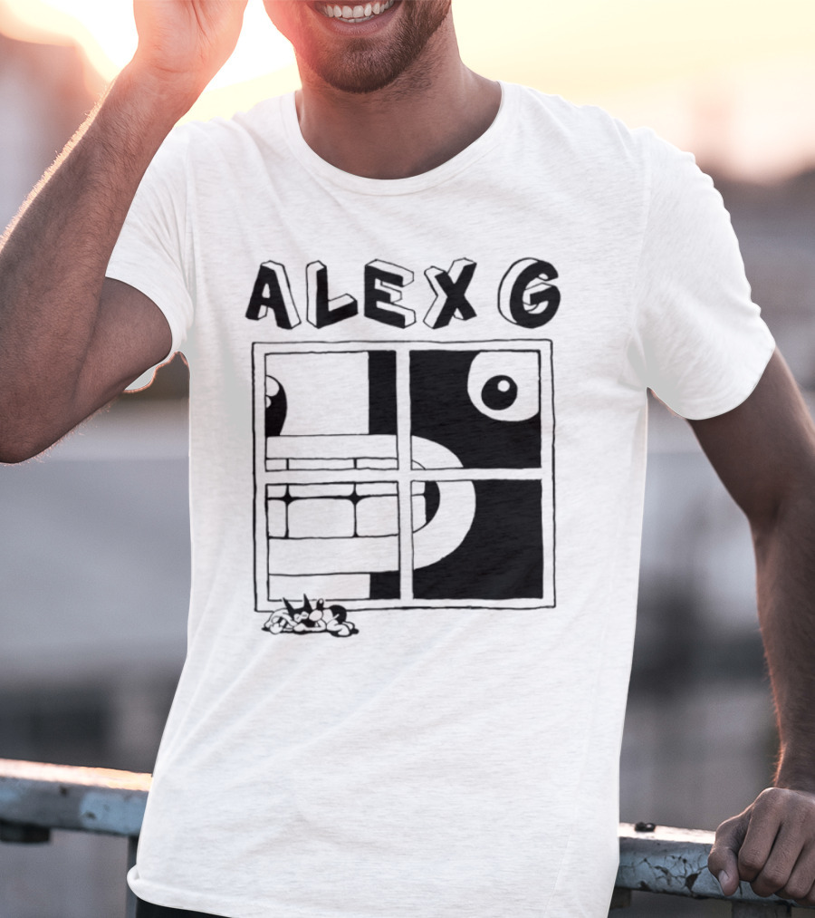 Alex G Concert Tour Music Window Design T-Shirt