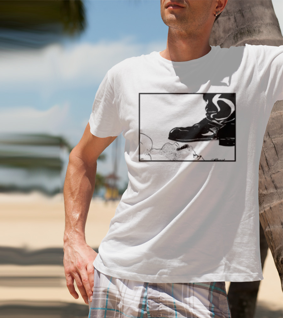 Gay Leather Boot LGBTQ Boseck Bondage Pride T-Shirt