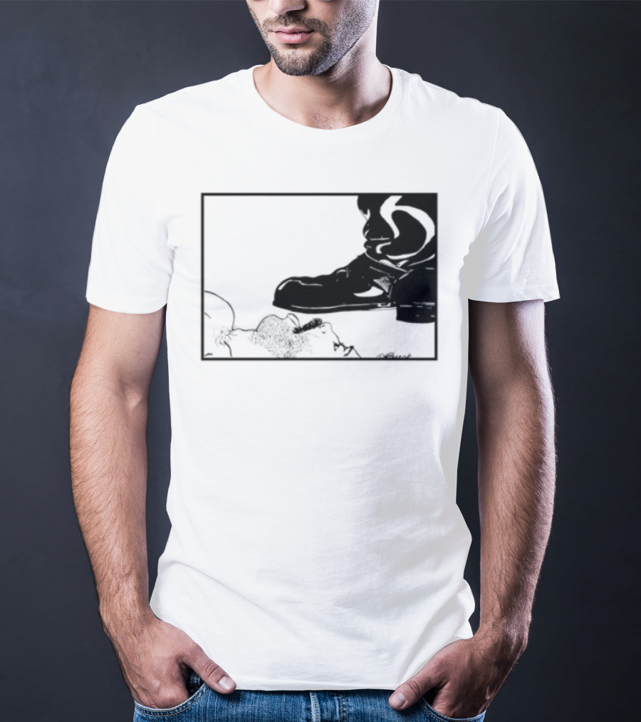 Gay Leather Boot LGBTQ Boseck Bondage Pride T-Shirt