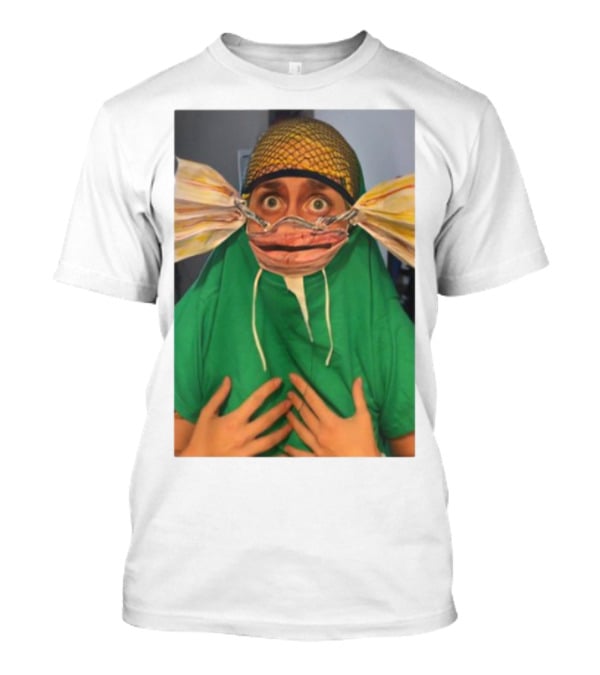 Homesweethome Catfish Mask Costume Creative Look T-Shirt