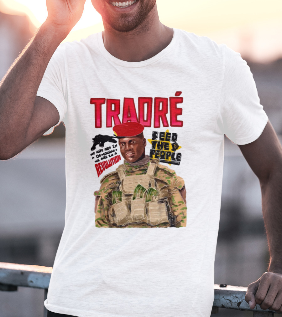 Traoré Revolution Ibrahim Feed The People T-Shirt