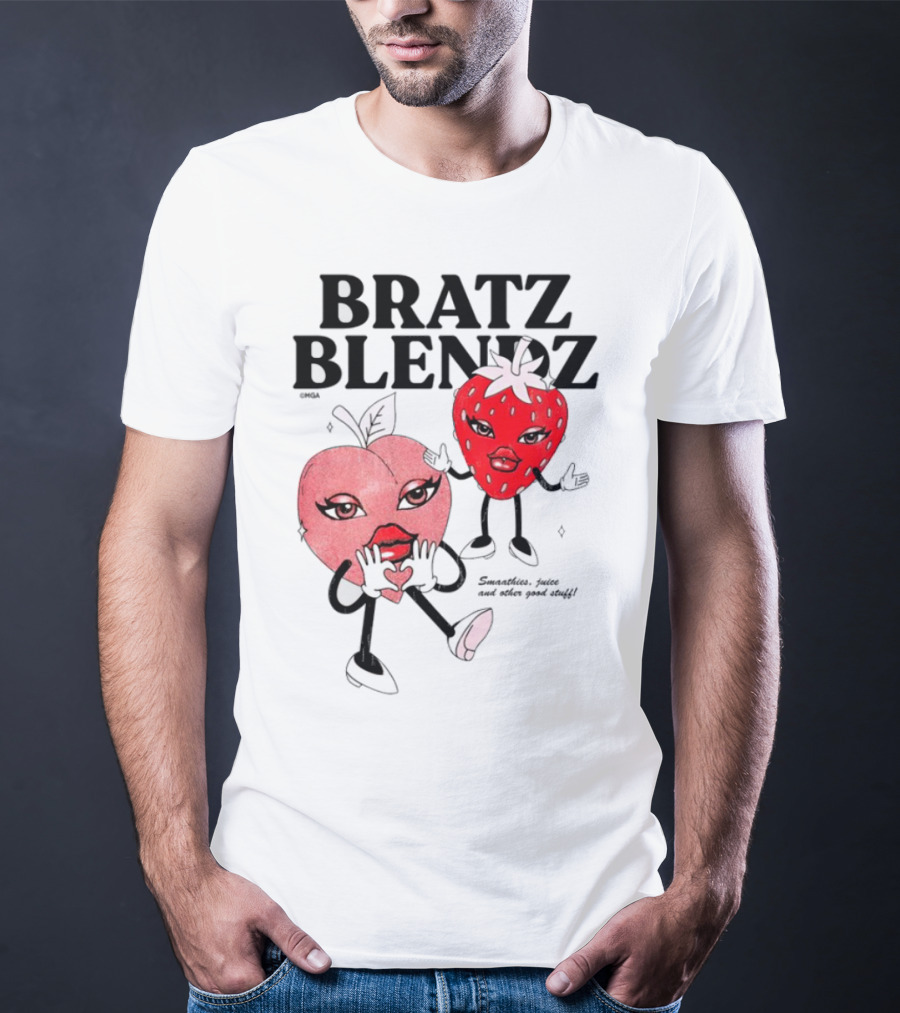 Sad Patron Stylin Bratz Blendz Fruit Characters T-Shirt