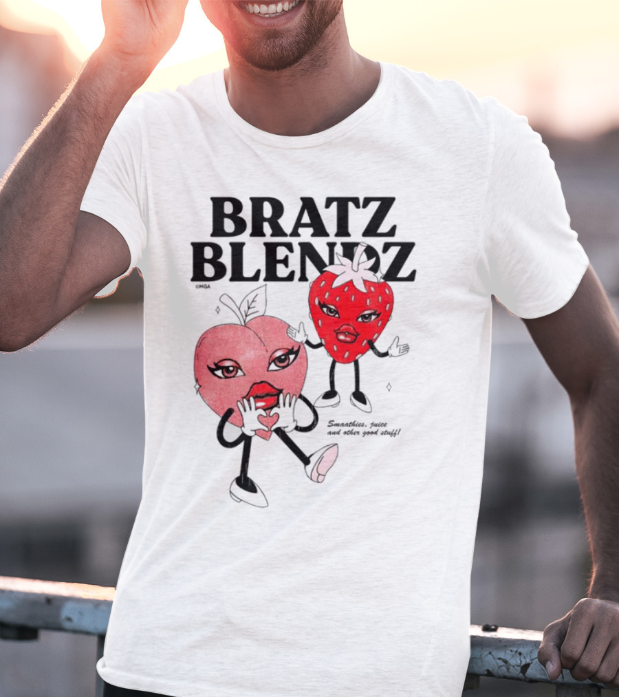 Sad Patron Stylin Bratz Blendz Fruit Characters T-Shirt