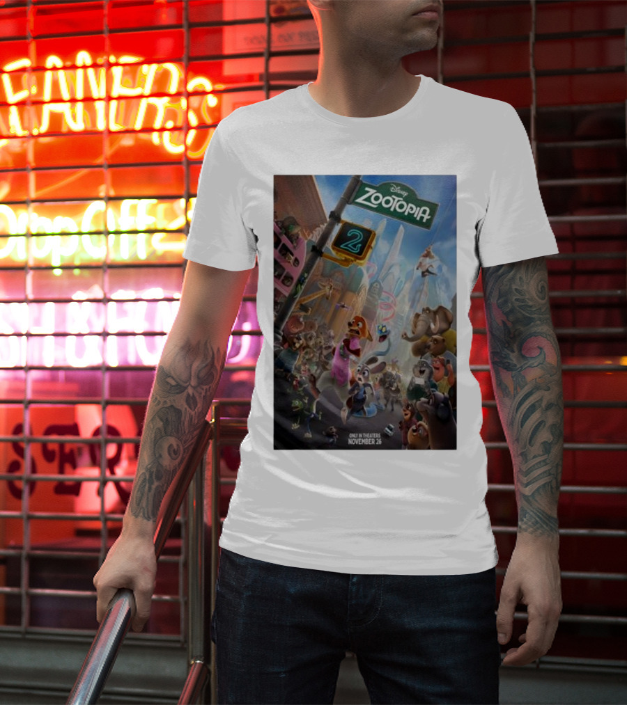 Disney Zootopia 2 Movie November 26 Only In Theaters T-Shirt