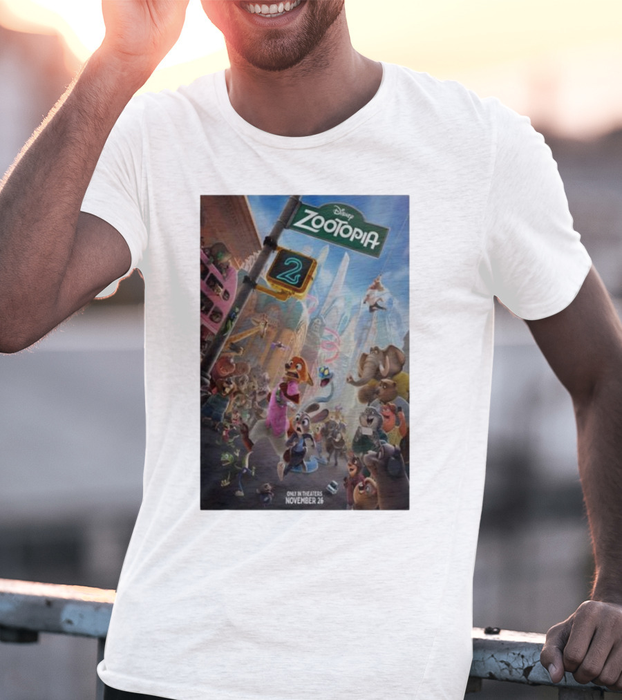 Disney Zootopia 2 Movie November 26 Only In Theaters T-Shirt
