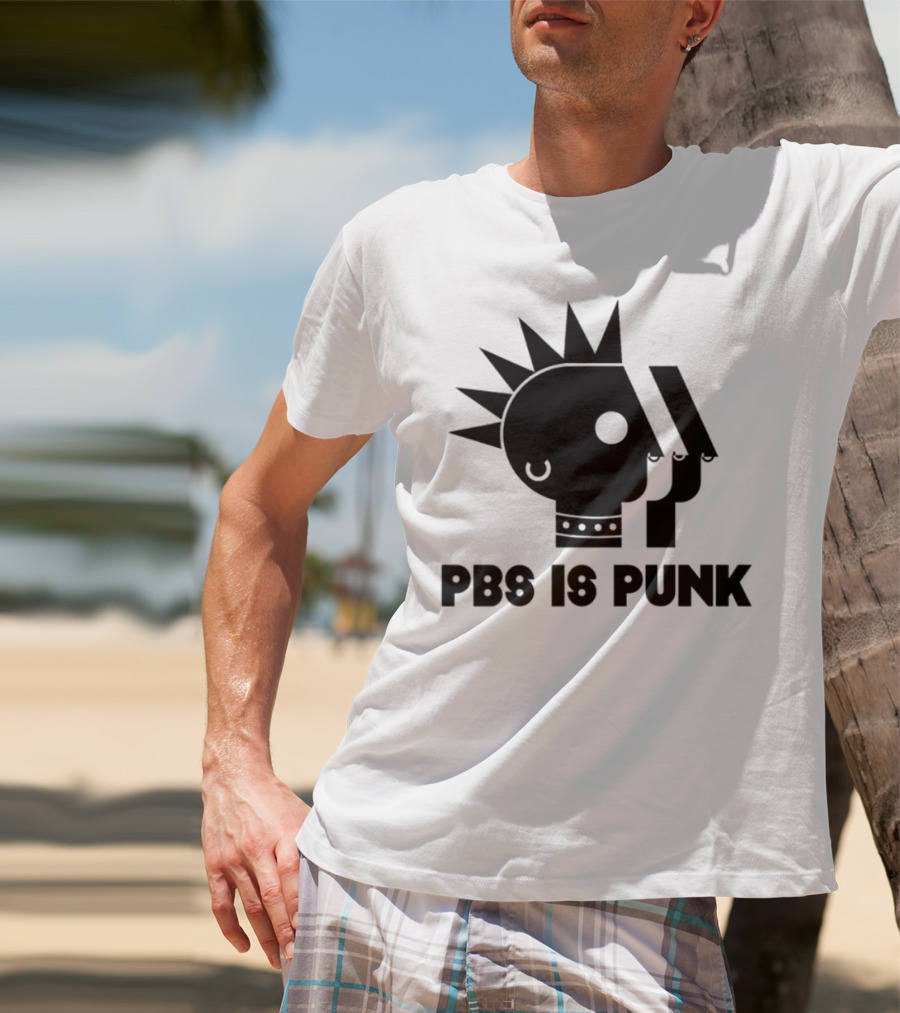 Two Crow Collective PBS Is Punk Vintage Cassette Vinyl Roots T-Shirt