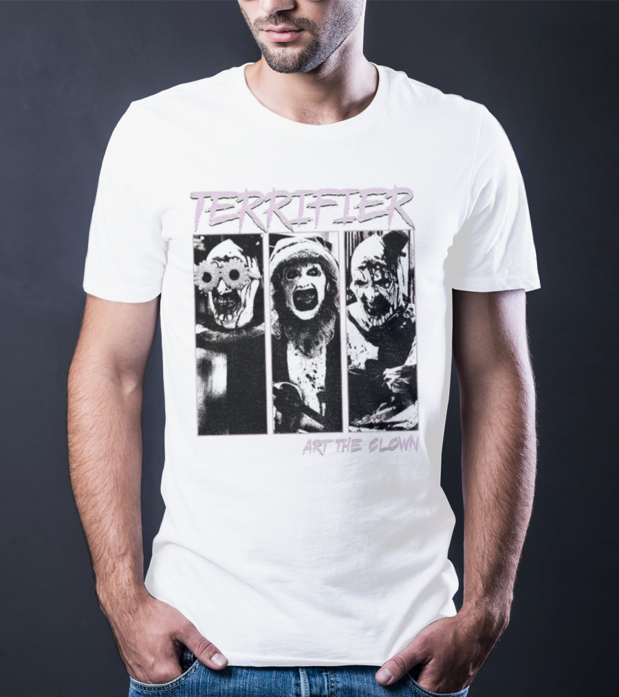 Terrifier Art The Clown Horror Halloween Spooky Clown T-Shirt
