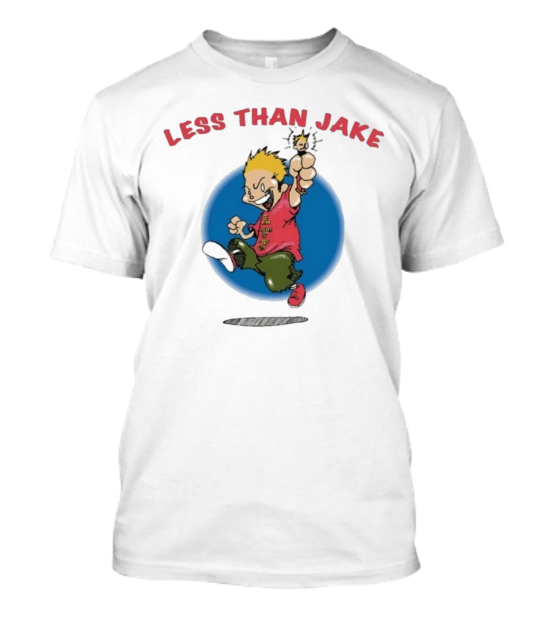 Less Than Jake Og Evo Punk Icon Character Rare Vintage Style T-Shirt