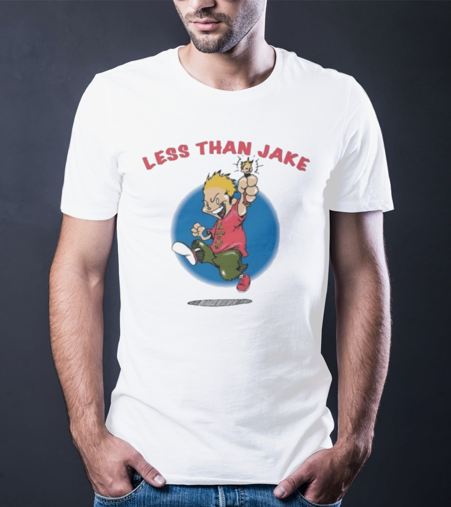 Less Than Jake Og Evo Punk Icon Character Rare Vintage Style T-Shirt
