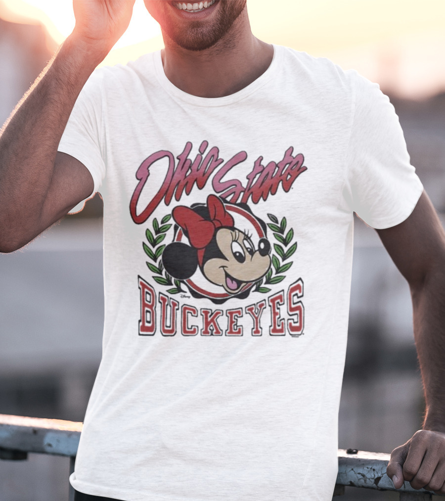 Ohio State Buckeyes Minnie Mouse Disney Collab T-Shirt